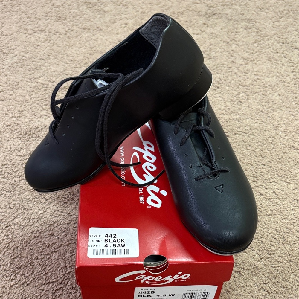 Capezio Lace Up Tap Shoes (Wide Sizes)